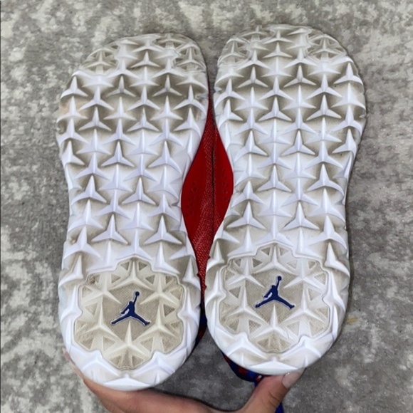 Red and Blue Nike Jordan's Size 12.5 - Picture 3 of 6